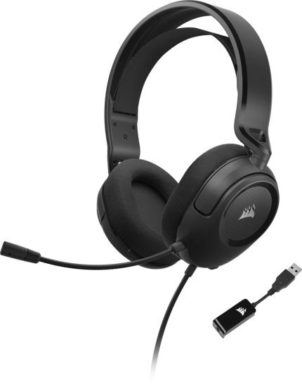 אוזניות לגיימרים Corsair HS35 SURROUND v2 - צבע שחור