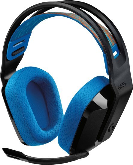 אוזניות גיימינג אלחוטיות Logitech G535 Lightspeed Wireless Gaming Headset For PS4 / PS5 PC And Mac - צבע שחור / כחול