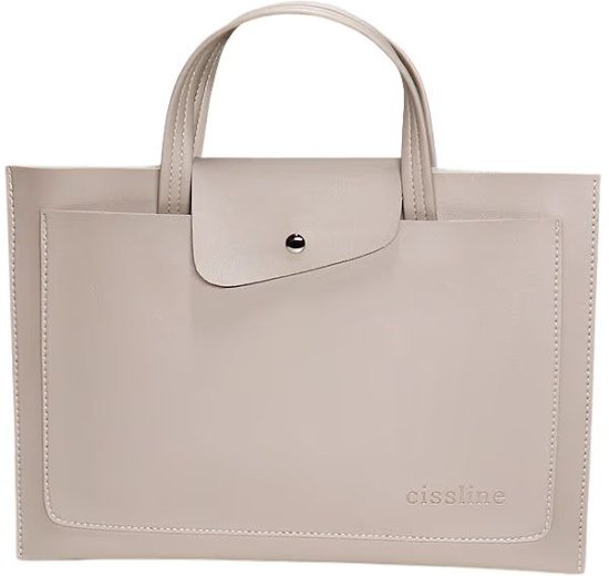 תיק / מחזיק למחשב נייד בגודל 14 אינץ’ דגם Bloom מבית Camel Mountain - צבע אפור בהיר