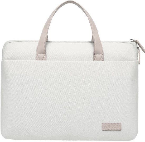 תיק צד למחשב נייד בגודל 14 אינץ’ דגם The Flawless Pro מבית Camel Mountain - צבע אפור בהיר