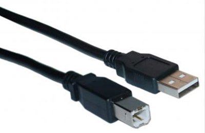 כבל 1.8 מטר חיבור 2.0 USB A לחיבור Gold Touch USB B