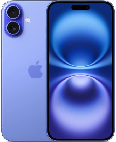אייפון Apple iPhone 16 Plus 256GB - צבע Ultramarine - שנה אחריות יבואן רשמי - ללא מטען וללא אוזניות