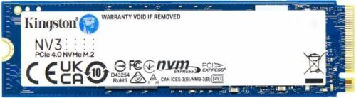 כונן Kingston NV3 PCIe 4.0 x4 NVMe M.2 2280 4TB SSD