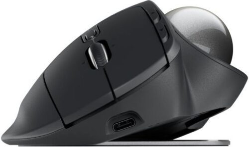עכבר אלחוטי עם כדור עקיבה Logitech MX Ergo S - צבע שחור