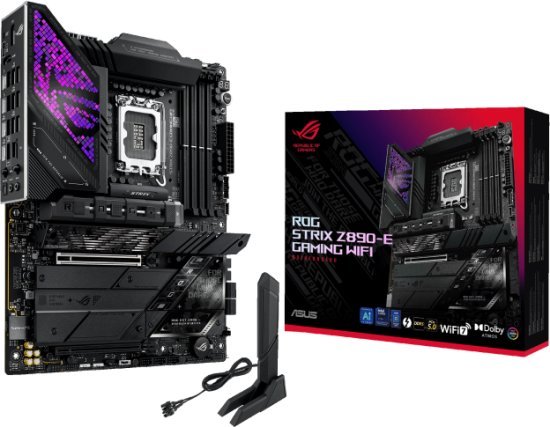343369_b_1.jpg לוח אם Asus ROG STRIX Z890-E GAMING WIFI LGA1851 Z890 DDR5