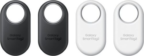 Samsung SmartTag2 - מארז ארבע יחידות - 2 בצבע שחור ו-2 בצבע לבן