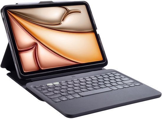 366928_b_1.jpg מקלדת אלחוטית וכיסוי Zagg Pro Keys 2 עבור Apple iPad Air 13 M2 / M3 - צבע שחור