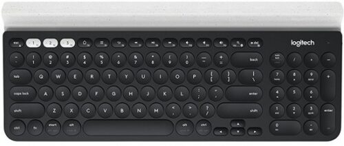 מקלדת Bluetooth אלחוטית Logitech K780 Multi-Device Quiet Desktop - צבע שחור