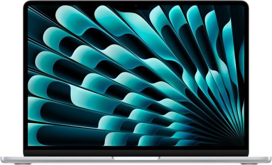 מחשב Apple MacBook Air 13 M4 Chip 10-Core CPU, 10-Core GPU, 512GB SSD Storage, 16GB Unified Memory - צבע Silver - מקלדת עברית / אנגלית - דגם MW0X3HB / A