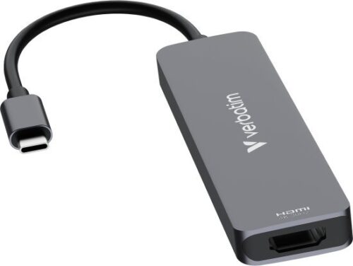 תחנת עגינה מקצועית USB-C בעלת 6 חיבורים מבית Verbatim