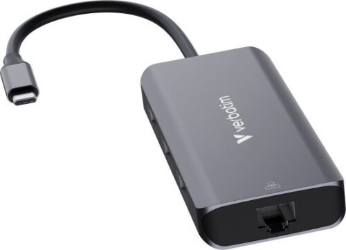 תחנת עגינה מקצועית USB-C בעלת 6 חיבורים מבית Verbatim