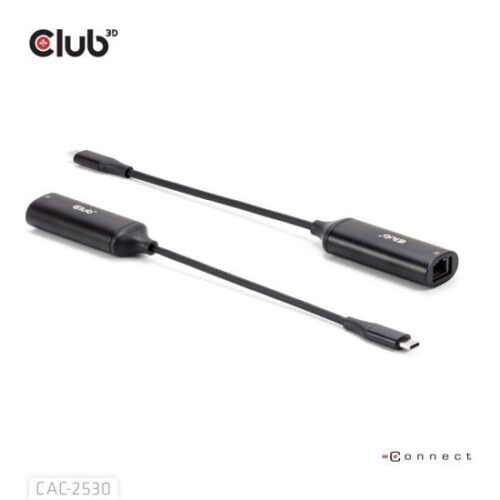 מתאם רשת USB Type-C ל־Ethernet RJ45 5Gbps דגם CAC-2530 מבית Club3D