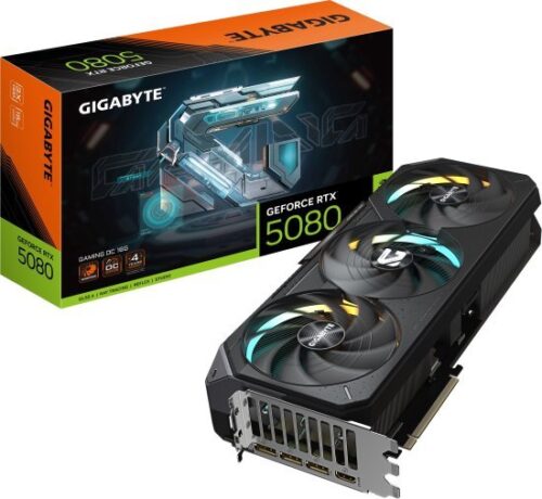 כרטיס מסך Gigabyte GeForce RTX 5080 GAMING OC 16GB GDDR7