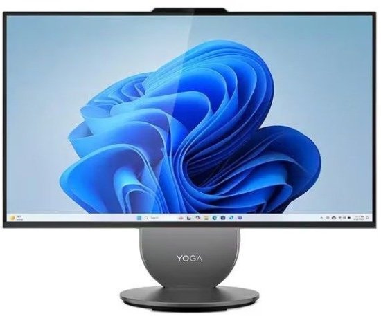 383840_b_1.jpg מחשב All-in-One ללא מסך מגע Lenovo Yoga AiO 27IAH10 F0J20038IV - צבע Luna Grey - מקלדת ועכבר אלחוטיים כלולים באריזה