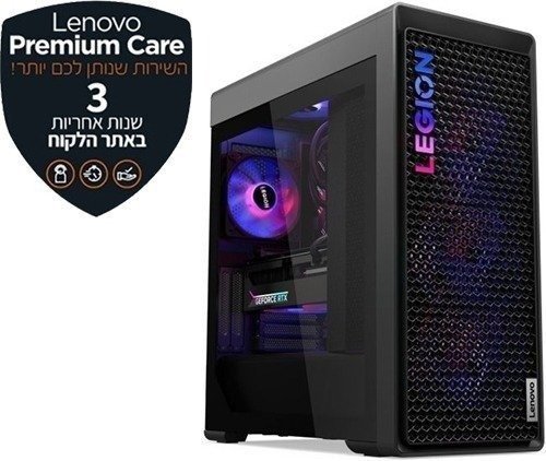 מחשב מותג שולחני גיימרים Lenovo Legion T7-34IAS10 Tower 90Y6002GYS - צבע Storm Grey - שלוש שנות אחריות