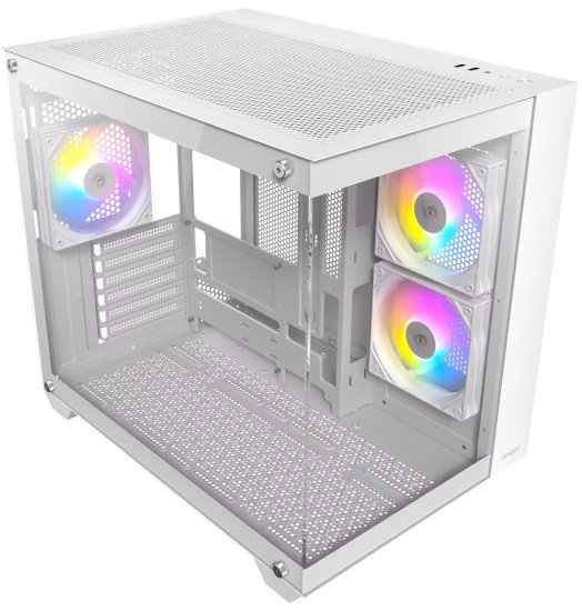 מארז מחשב ללא ספק Antec CX800 ARGB ATX Mid Tower - צבע לבן