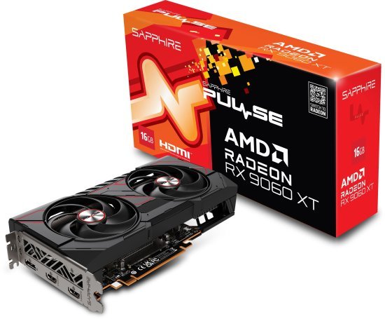 כרטיס מסך Sapphire Radeon RX 9060 XT PULSE 16GB GDDR6