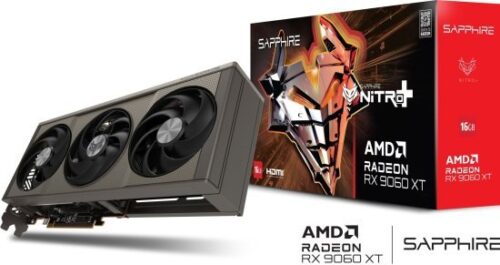 כרטיס מסך Sapphire Radeon RX 9060 XT NITRO+ 16GB GDDR6