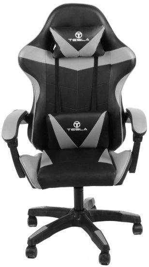 כיסא גיימינג דגם 7305 מבית Tesla - צבע אפור