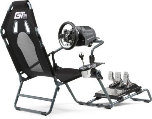 כיסא סימולטור מירוצים מתקפל GT Lite מבית Next Level Racing  - צבע קרבון אפור