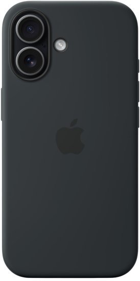 כיסוי סיליקון מקורי ל-Apple iPhone 17 עם חיבור MagSafe - צבע Black