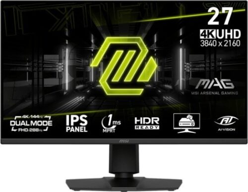 מסך מחשב גיימינג ''MSI MAG 275UPD E14 UHD 144Hz / FHD 288Hz 27