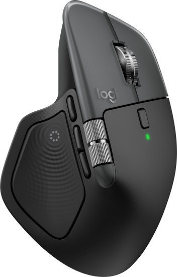 עכבר אלחוטי Logitech MX Master 4 עבור Mac - צבע Space Black