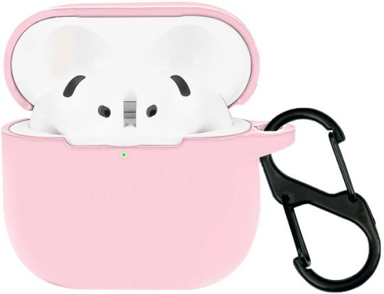 כיסוי TPU לאוזניות Apple AirPods 4 - צבע ורוד