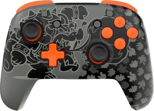 419795_b_1.jpg בקר משחק אלחוטי Rematch Bowser מבית Turtle Beach PDP - תואם Nintendo Switch