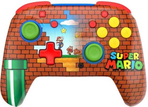 419802_b_1.jpg בקר משחק אלחוטי Rematch Mario Bricks מבית Turtle Beach - תואם Nintendo Switch