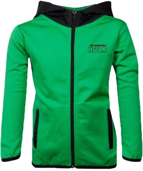 קפוצ'ון לילדים עם רוכסן Marvel Hulk גילאים 11-12