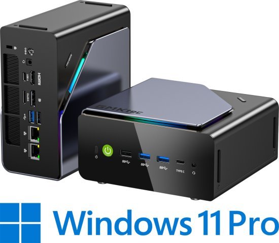 מחשב מיני דגם Gmktec NucBox K12 - צבע שחור