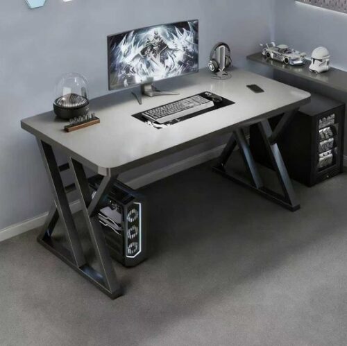 435437_b_1.jpg שולחן גיימינג ברוחב 100 ס''מ דגם RSM-2026 מבית Rosso Italy - צבע אפור