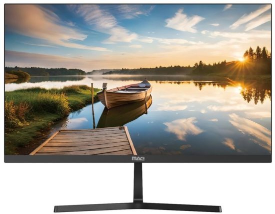 מסך מחשב שטוח ''Mag Flat LED D24F100S FHD IPS 100Hz 23.8 - צבע שחור