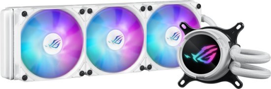 מציאון ועודפים - קירור נוזלי למעבד Asus ROG STRIX LC III 360 ARGB - לבן