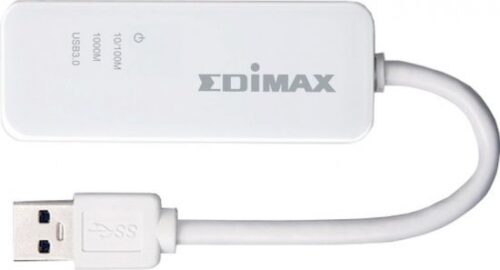 מתאם רשת Edimax Gigabit Ethernet USB 3.0 Adapter 10/100 / 1000Mbps EU-4306 V2