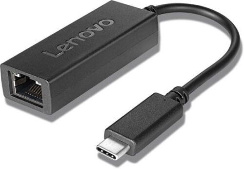 מתאם רשת מקורי של Lenovo מחיבור USB מסוג C לחיבור רשת RJ45 Gigabit 10/100 / 1000Mbps GX90S91832