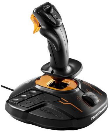 בקר טיסה Thrustmaster T-16000M FCS - צבע שחור / כתום