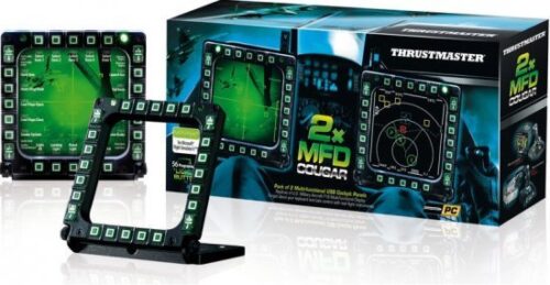 2 צגי בקרה לטייס Thrustmaster Cougar USB