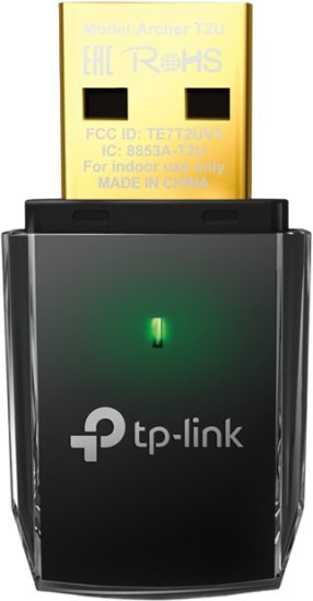 מתאם רשת אלחוטי TP-Link Archer T2U V3 AC600 Dual Band USB 2.0 600Mbps